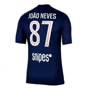 Paris Saint-Germain Joao Neves #87 Primera Equipación 2025-26 Manga Corta